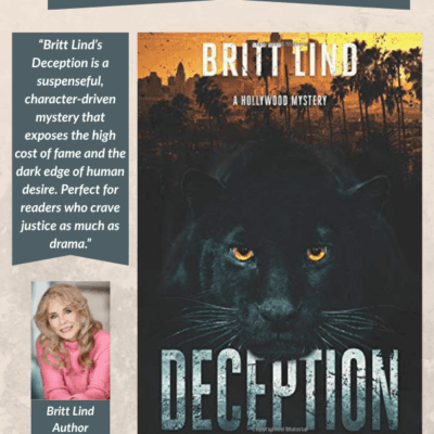 Deception (A Hollywood Mystery) by Britt Lind — Book Review & Guest Post