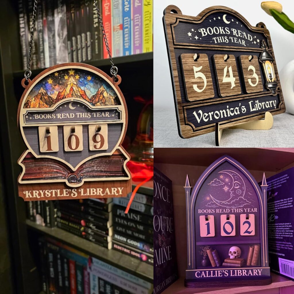 Book Tracker Signs - January 2- 2026 Friday Finds