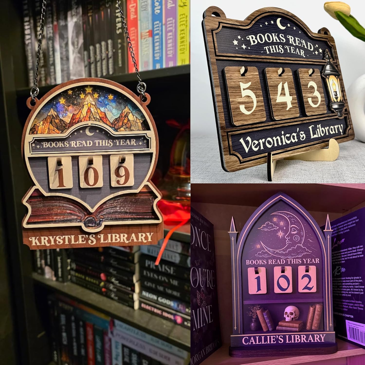 Book Tracker Signs - January 2- 2026 Friday Finds