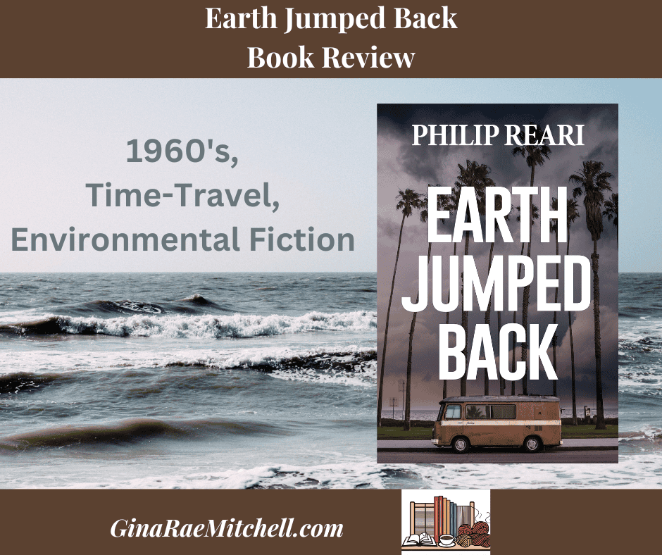 Earth Jumped Back Blog Graphic PIN Ocean Waves background Book cover foreground