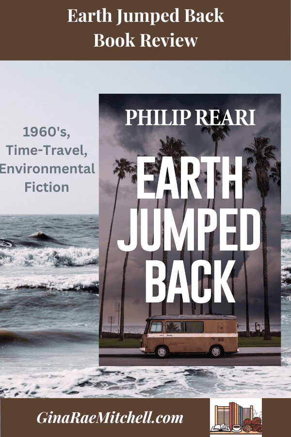 Earth Jumped Back Blog Graphic PIN Ocean Waves background Book cover foreground