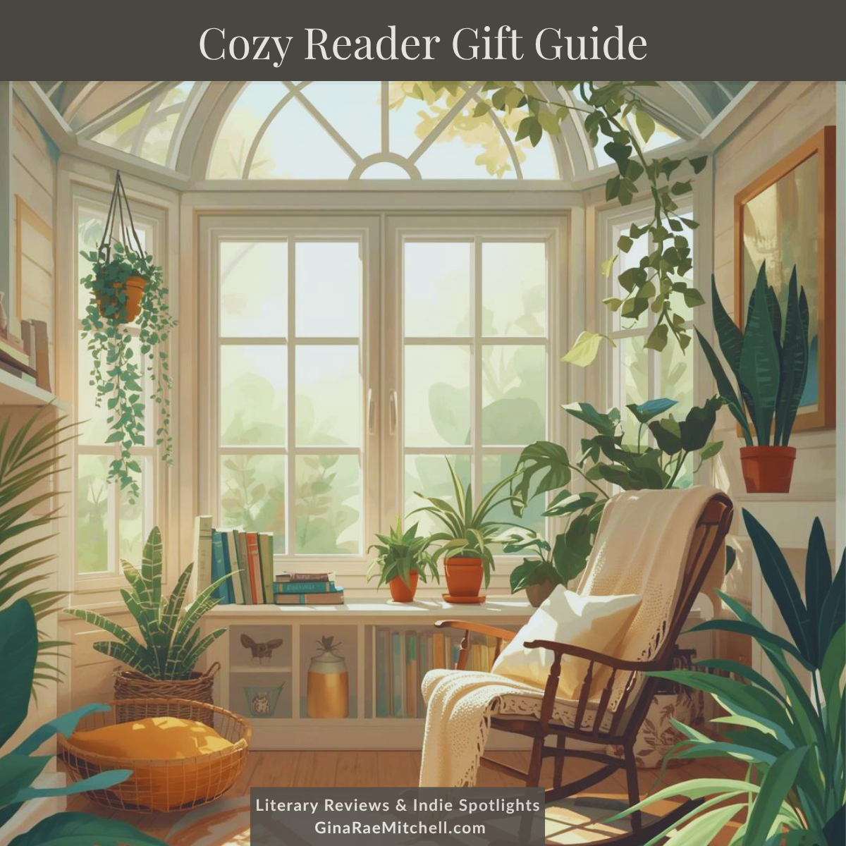 Cozy Reader Gift Guide featuring thoughtful bookish gifts and cozy reading essentials