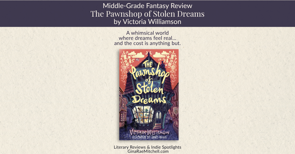 The Pawnshop of Stolen Dreams by Victoria Williamson book review banner