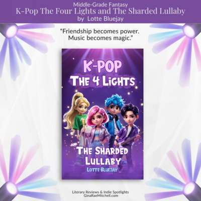 K-Pop The Four Lights and The Sharded Lullaby by Lotte Bluejay | Middle Grade Fantasy Spotlight