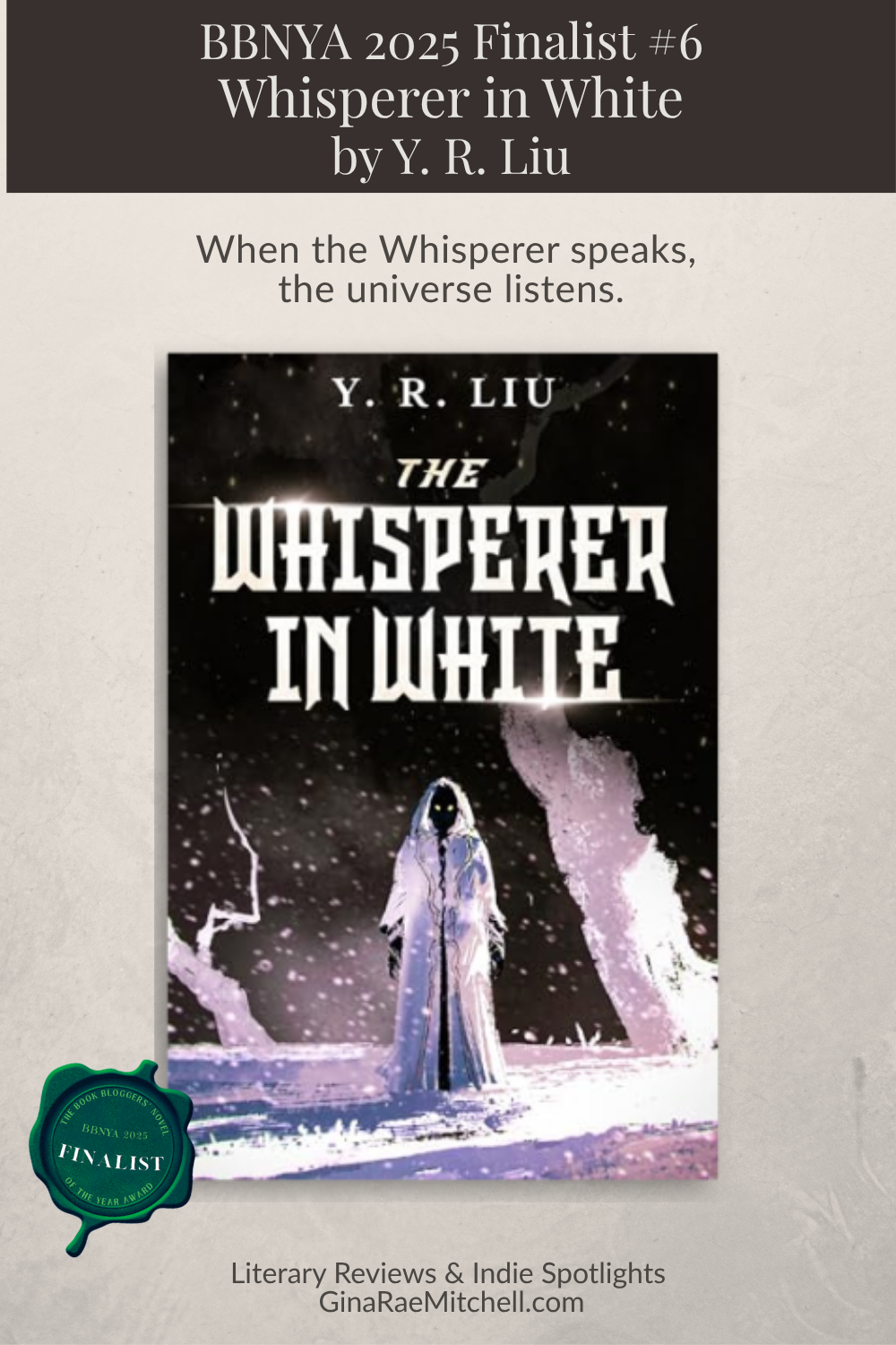 whisperer in white pin