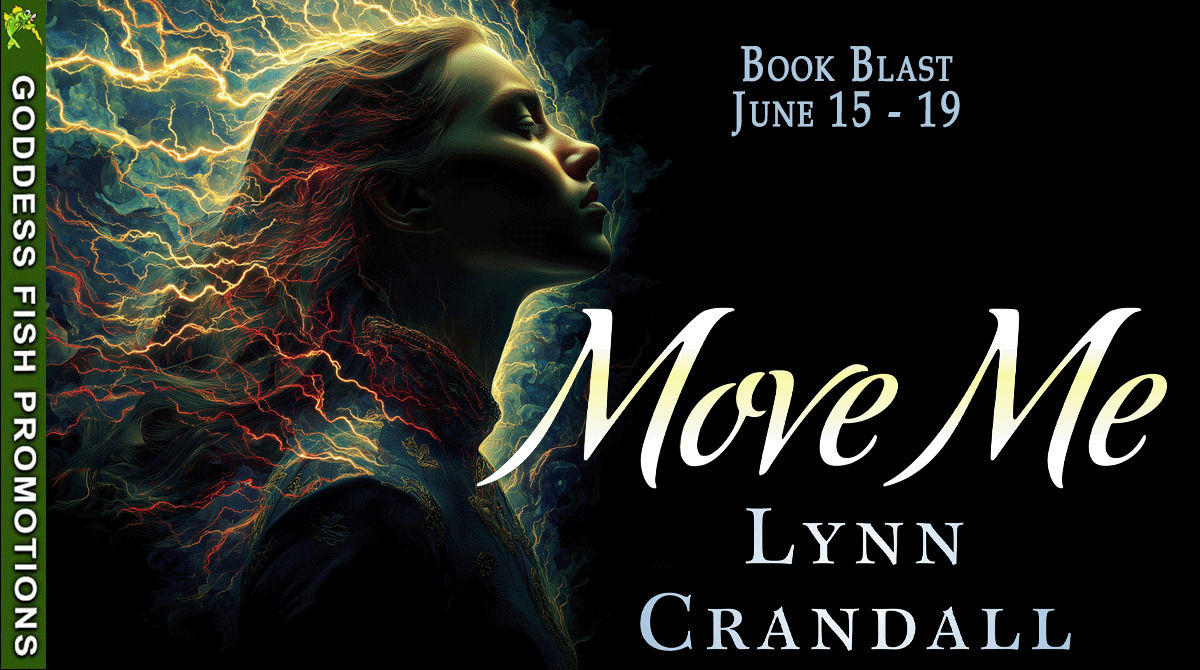 Tour banner for the Goddess Fish Promotions Book Blast for Move Me by Lynn Crandall, showing tour dates and tour branding.