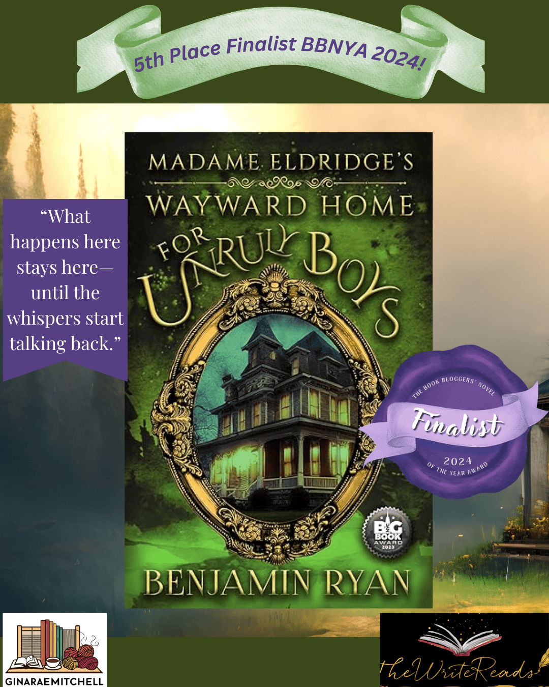 IG-Madame Eldridge’s Wayward Home for Unruly Boys with quote & giveaway notice (Instagram Post (45))