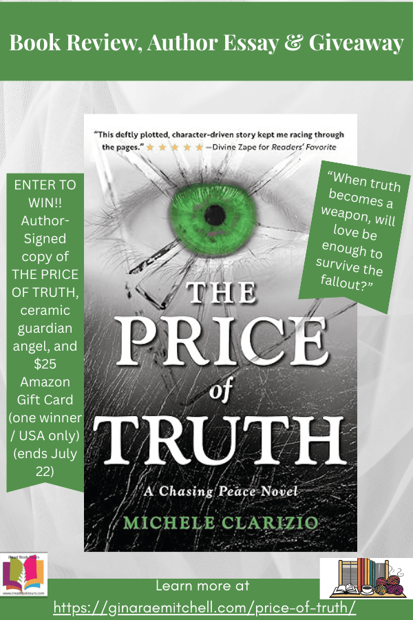 Blog graphic Pin size for The Price of Truth by Michele Clarizio