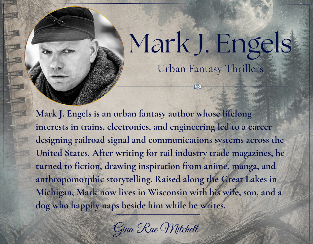About urban fantasy author Mark J. Engels