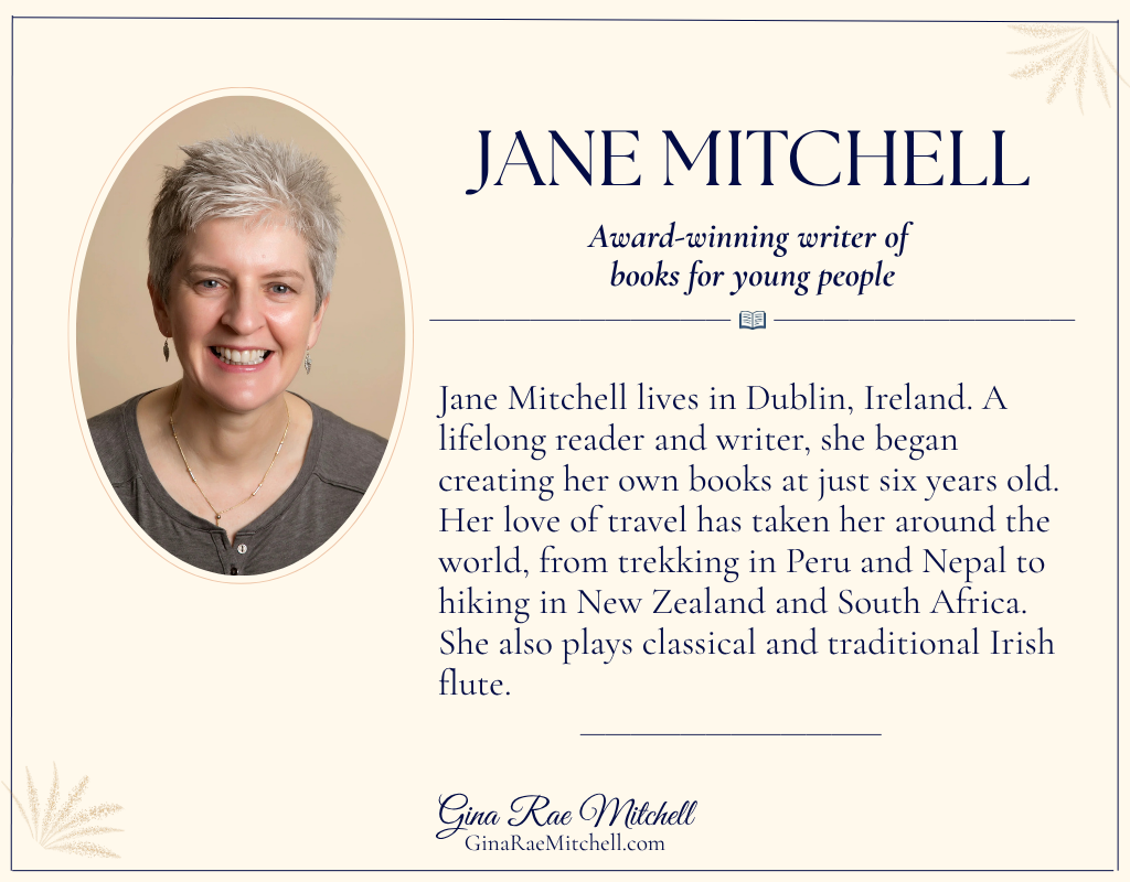 Author Jane Mitchell with a short biography