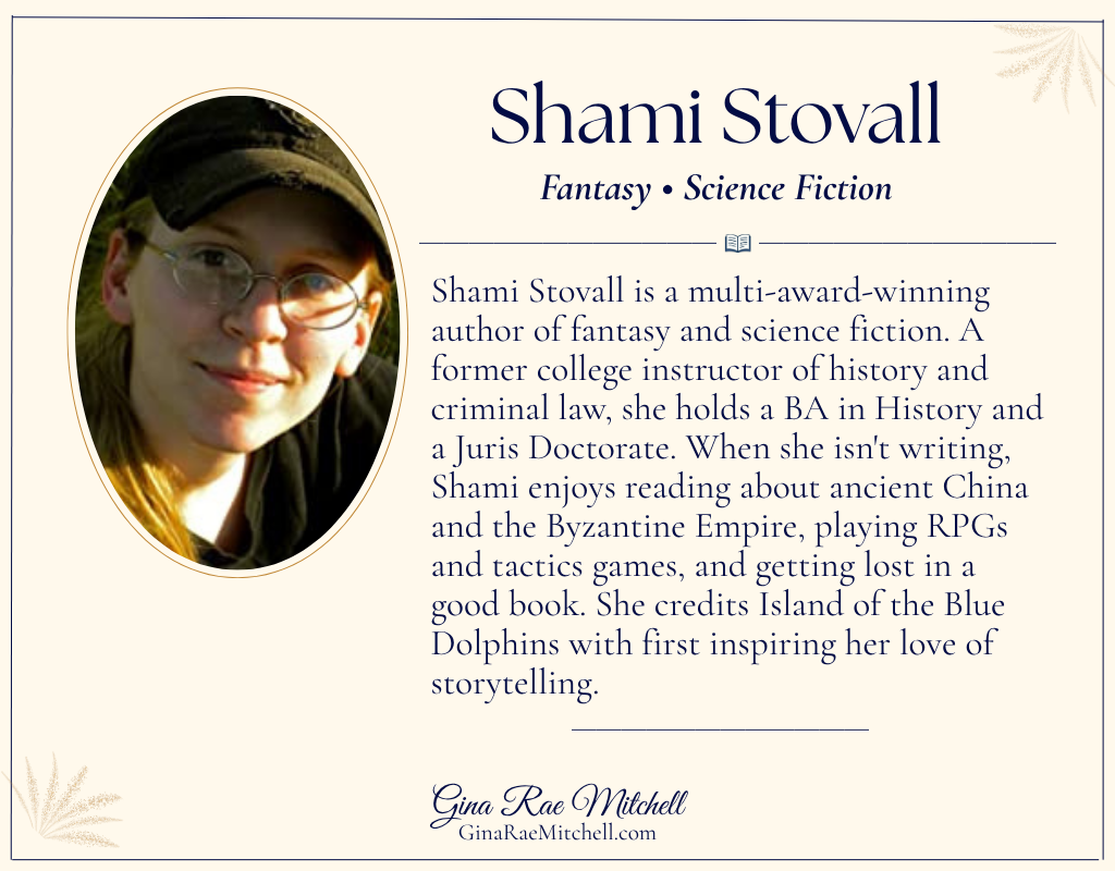 Shami Stovall author card