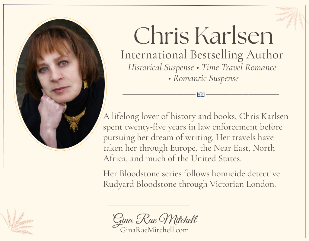 Chris Karlsen author profile with portrait and biography