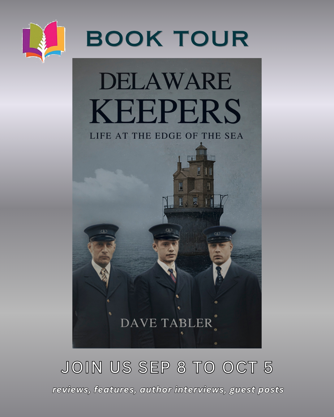 Delaware Keepers book cover on an iRead Book Tours promotional banner