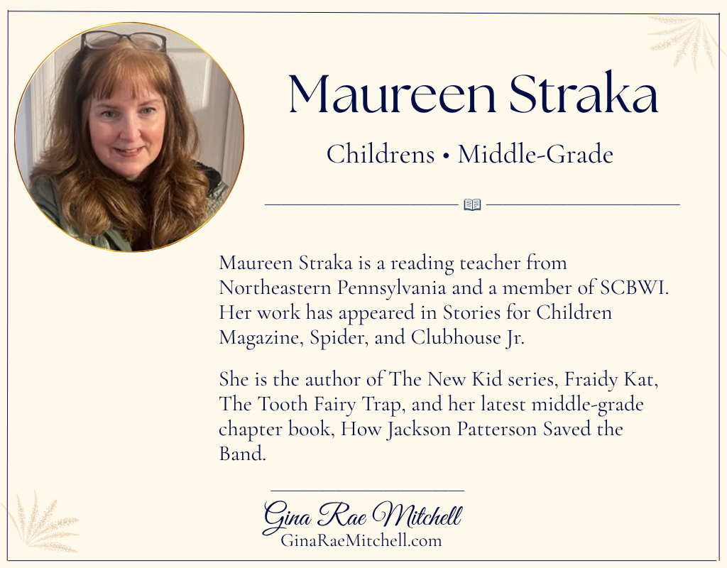 Meet the Author Maureen Straka graphic