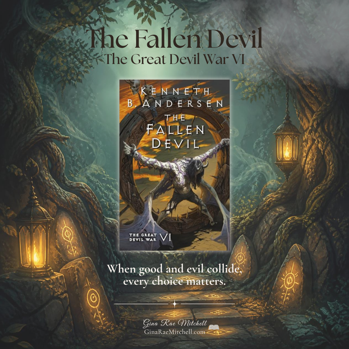 The Fallen Devil by Kenneth B. Andersen book review graphic