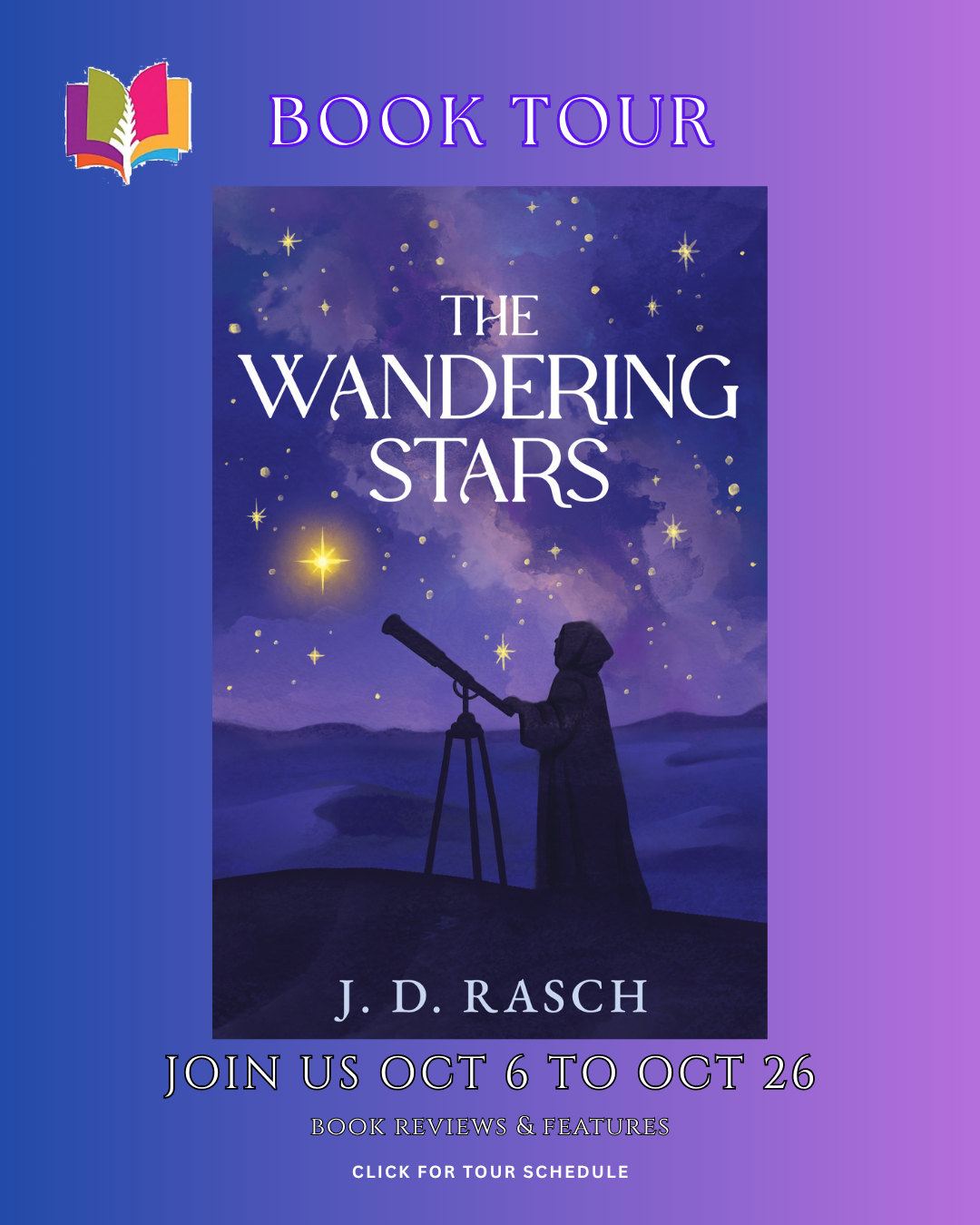 <em>The Wandering Stars</em> by J. D. Rasch | Book Review 3 The Wandering Stars by J. D. Rasch iRead Book Tour banner