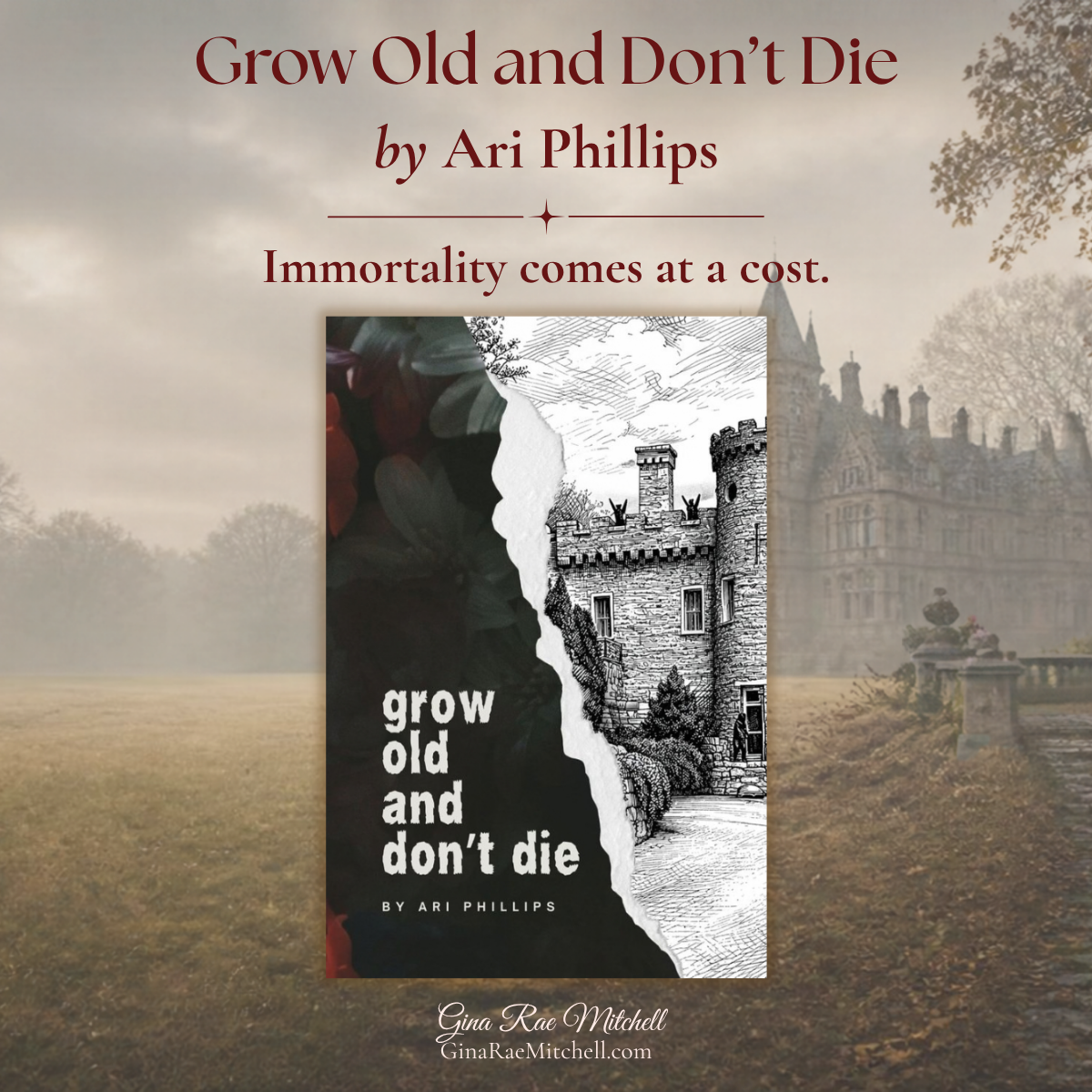 Grow Old and Don't Die by Ari Phillips | Book Review 3 Square book-review graphic for Grow Old and Don't Die by Ari Phillips.